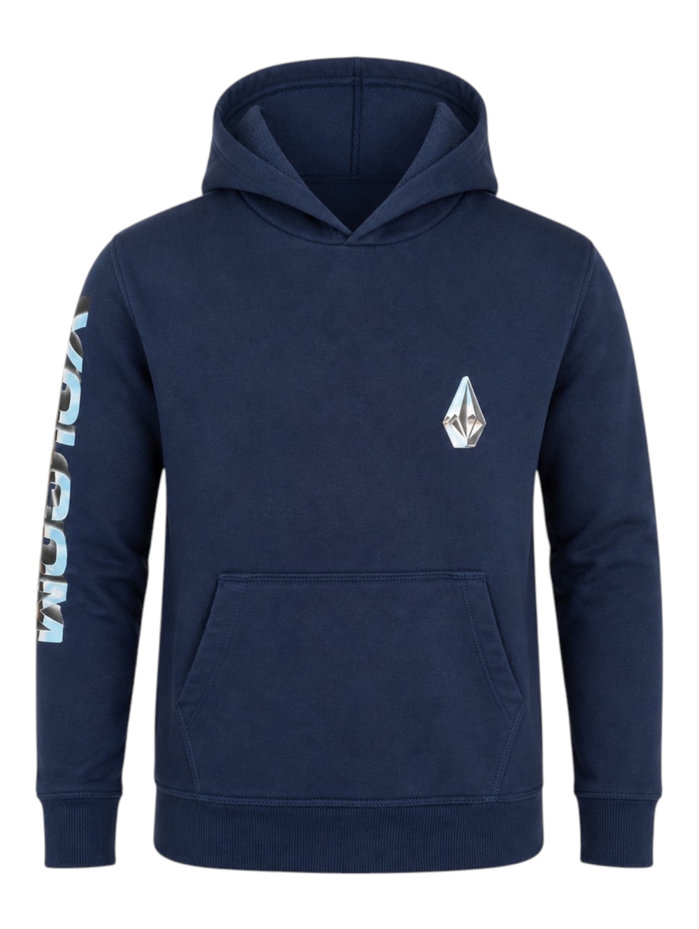 Volcom Kids Sweatshirt Sweater Hoodie Hoody Navy Blue Pullover Boys Size 5